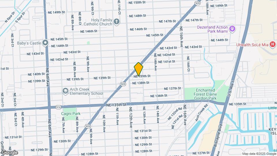 1270 NE 139th St Map and Location Details