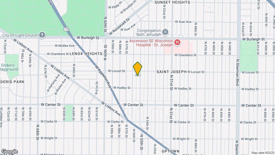 2851 N 55th St Map and Location Details