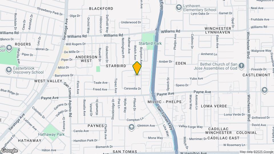 1204 Woodflower Way Mapa y Detalles de la Ubicación