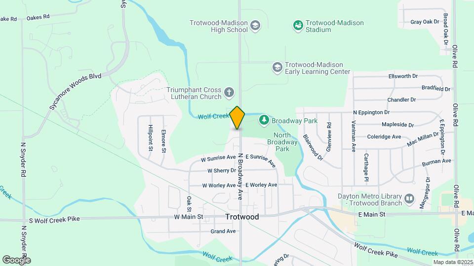 Trotwood Villa Apartments Map and Location Details