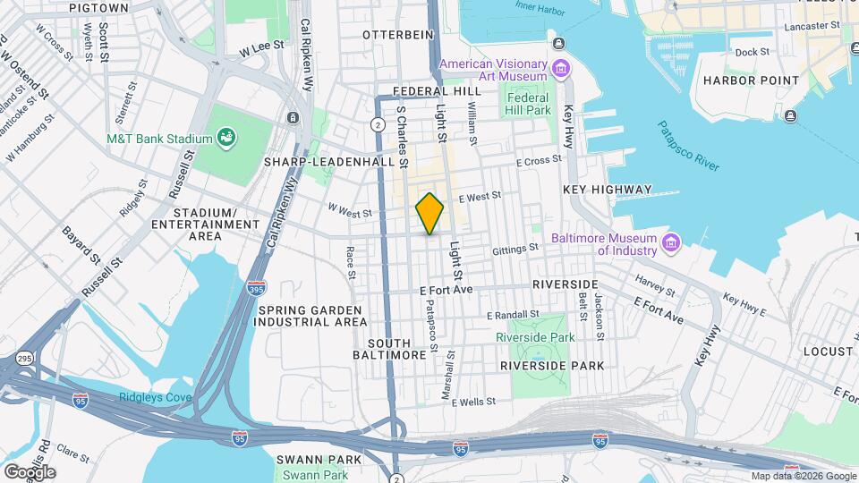 1303 Patapsco St Map and Location Details