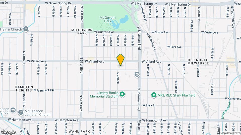 4518 W Eggert Pl. Map and Location Details