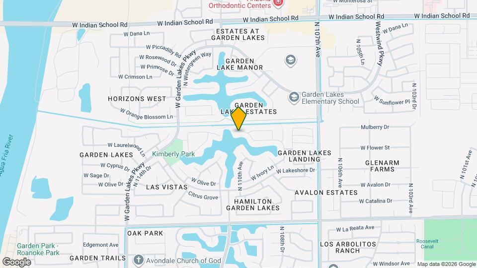 11015 W Laurelwood Ln Map and Location Details