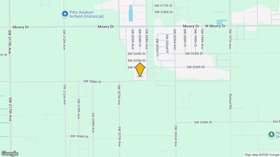 20449 SW 328th St Map and Location Details