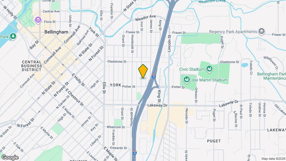 1414 Iron St Map and Location Details