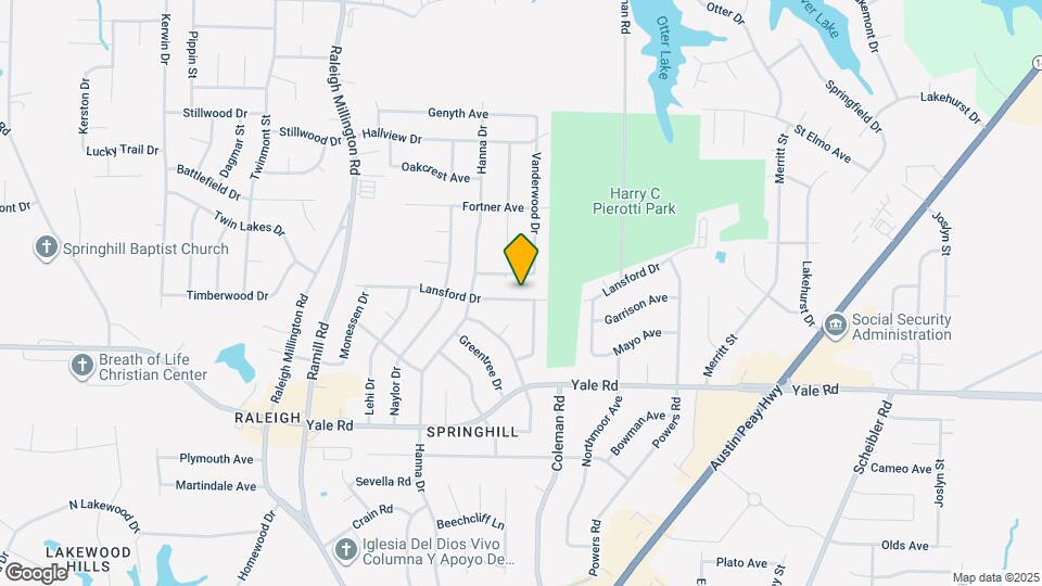 4340 Lansford Dr Map and Location Details