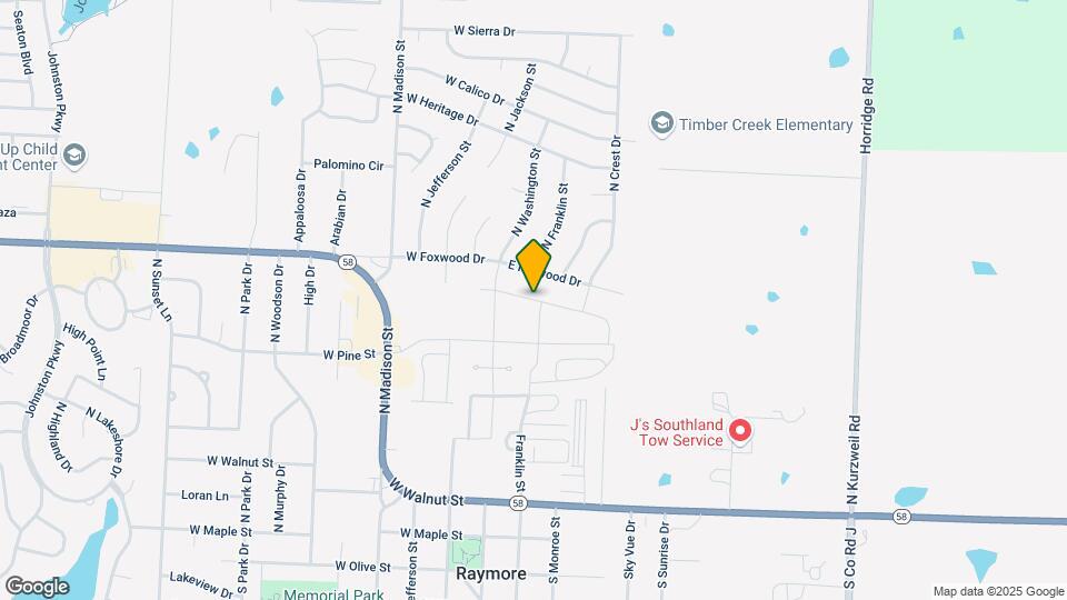 102 E Maplewood Ln Map and Location Details