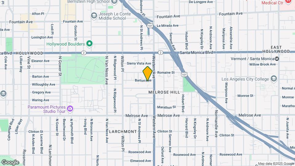5420 Barton Ave Map and Location Details