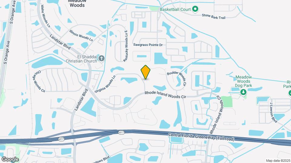 825 Virginia Woods Ln Map and Location Details