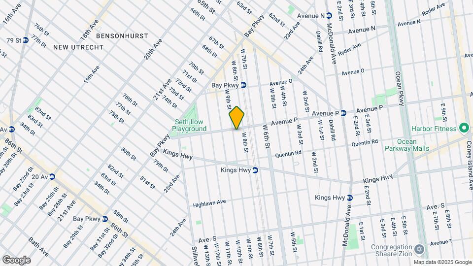 154 Avenue P Map and Location Details