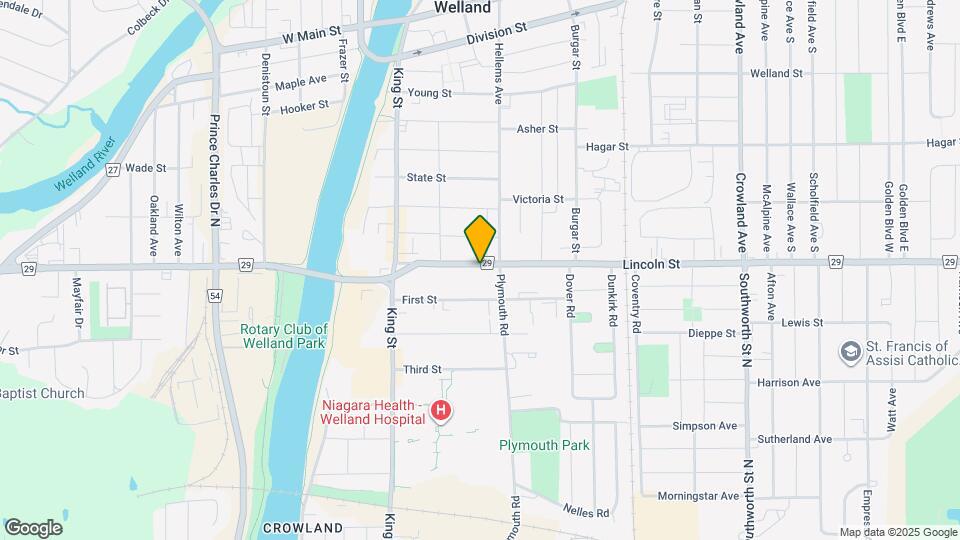 233 Lincoln St Map and Location Details