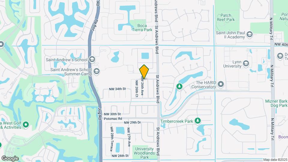 2598 NW 36th St Map and Location Details