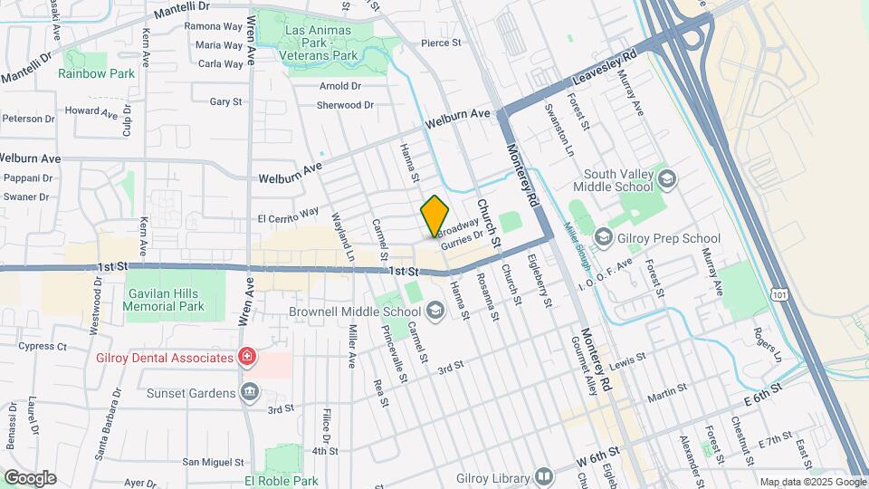 7977 Hanna St Map and Location Details