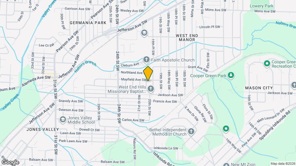 1509 20th Pl SW Mapa y Detalles de la Ubicación