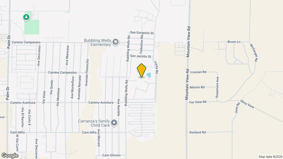 15500 Bubbling Wells Rd Map and Location Details