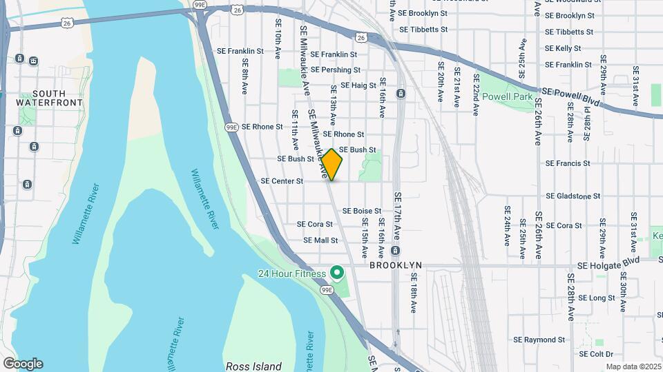 4008 SE Milwaukie Ave Map and Location Details