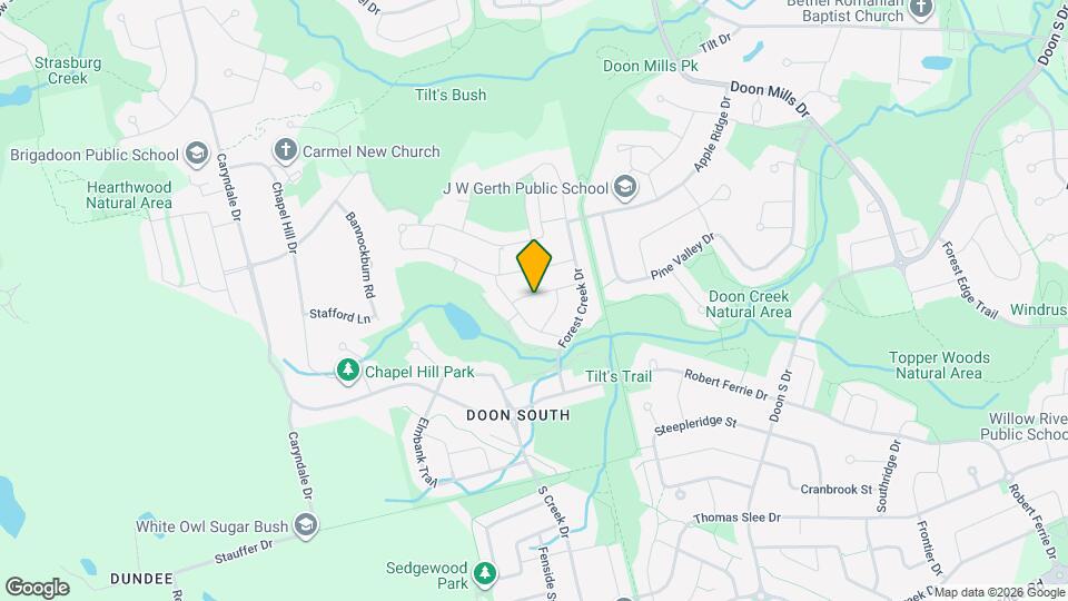53 Creek Ridge St Map and Location Details