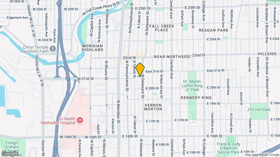 2040 N Delaware St Mapa y Detalles de la Ubicación