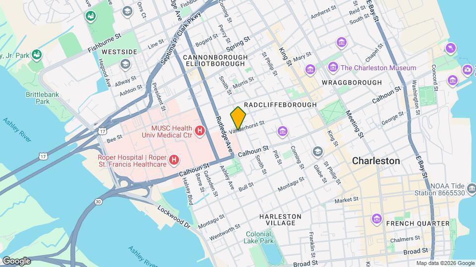 73 Vanderhorst St Map and Location Details