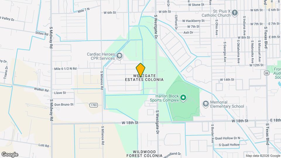 1305 Ambrosia Dr Mapa y Detalles de la Ubicación