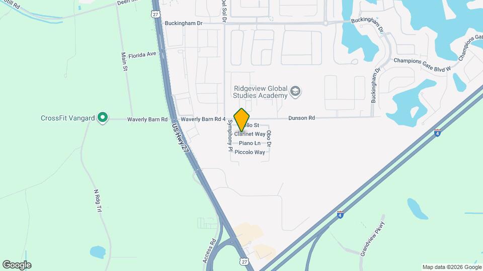 155 Clarinet Way Map and Location Details