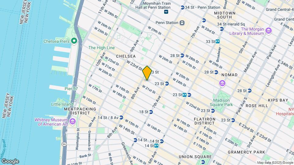 260 W 22nd St Mapa y Detalles de la Ubicación