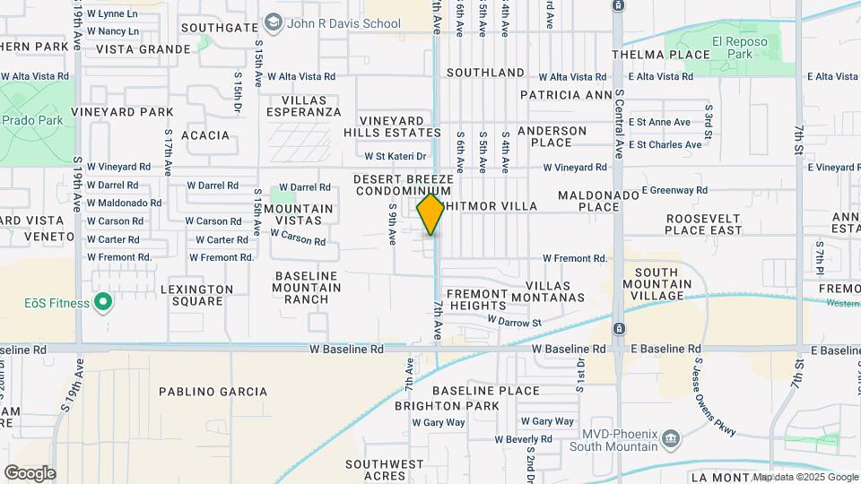 7113 S 7th Ln Mapa y Detalles de la Ubicación