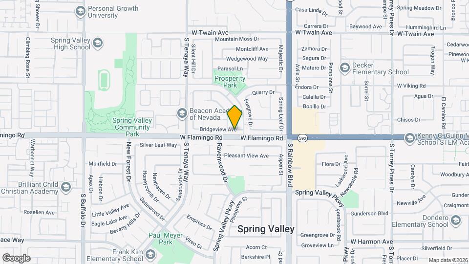 7165 Bridgeview Ave Map and Location Details