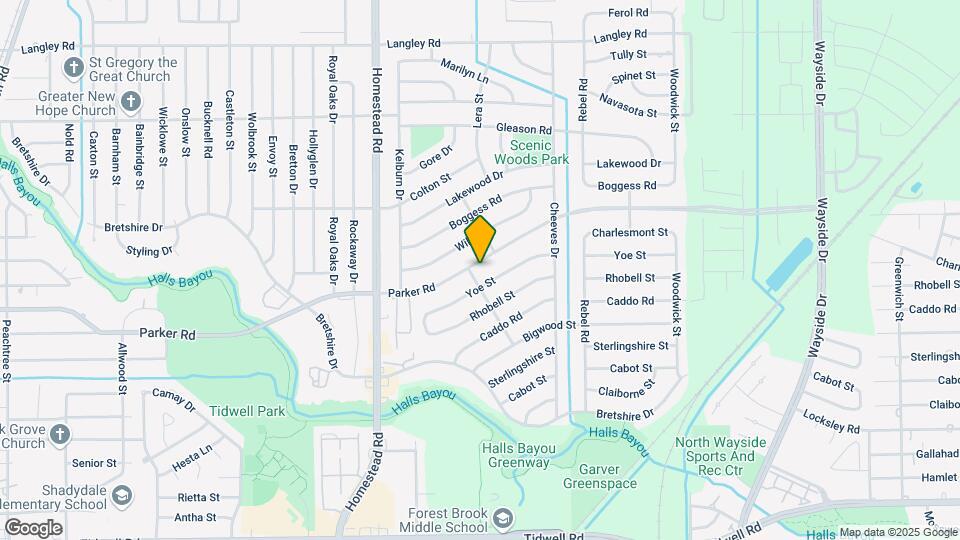 7306 Parker Rd Map and Location Details