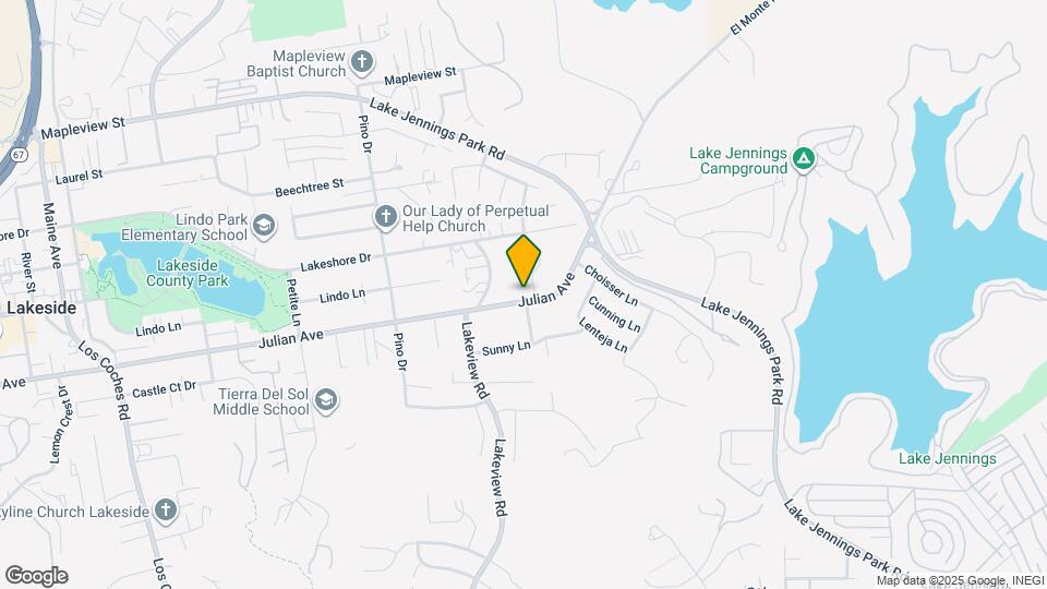 13512 Julian Ave Map and Location Details