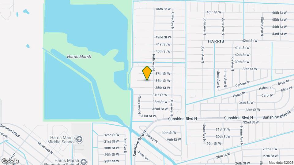 3307 36th St W Map and Location Details