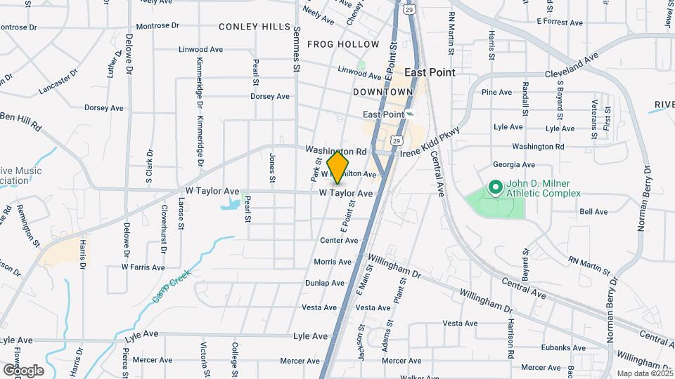 1715 W Taylor Ave Map and Location Details