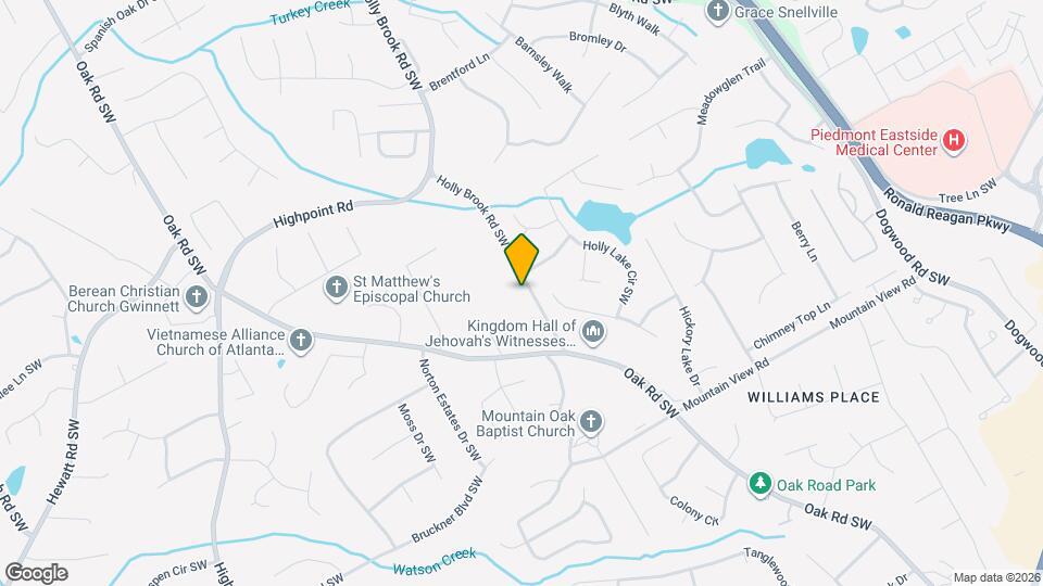 1597 Holly Brook Rd SW Map and Location Details