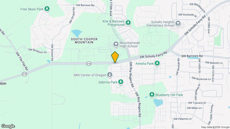 17435 SW Forest Hollow St Map and Location Details