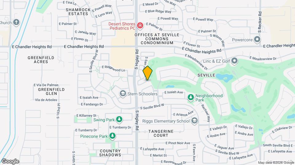 3261 E Sports Dr Map and Location Details