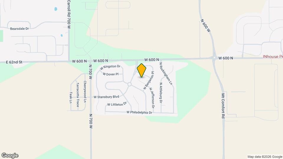 6622 W Jefferson Ct Map and Location Details