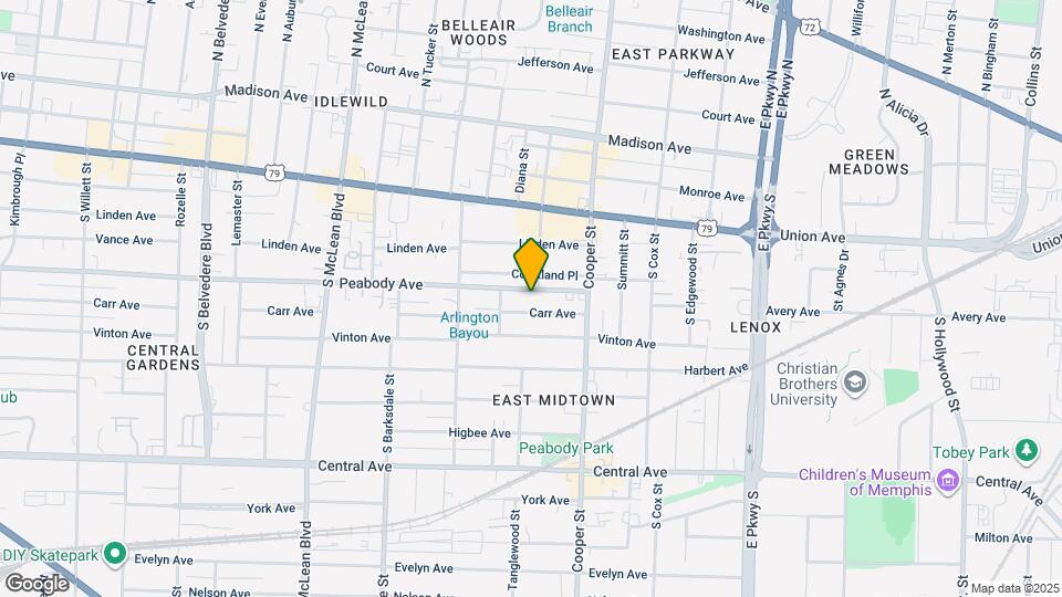 2065 Peabody Ave Map and Location Details