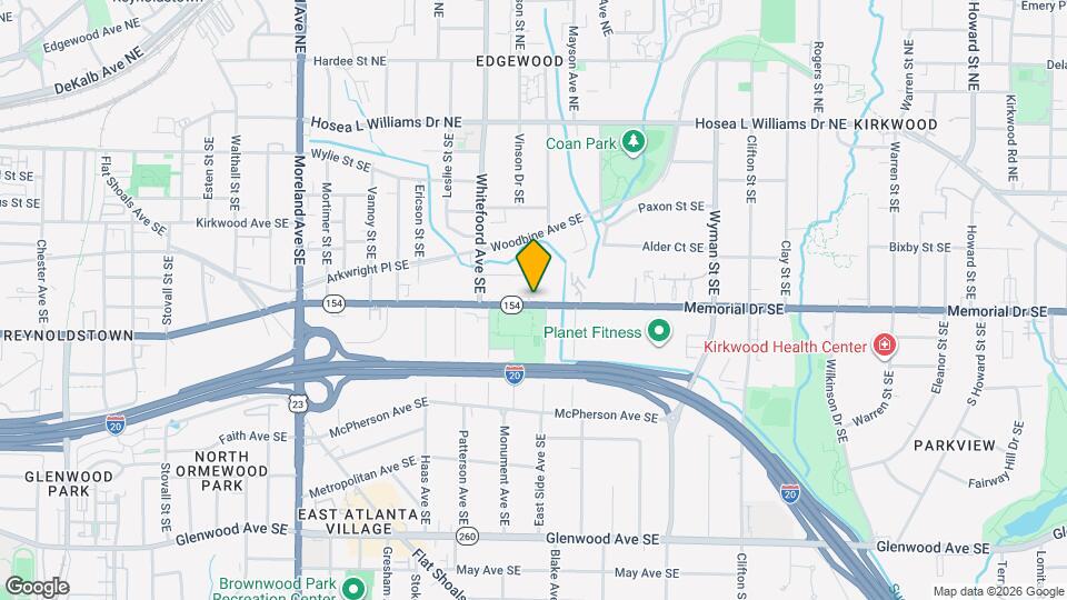 1447 Walker Pl SE Map and Location Details