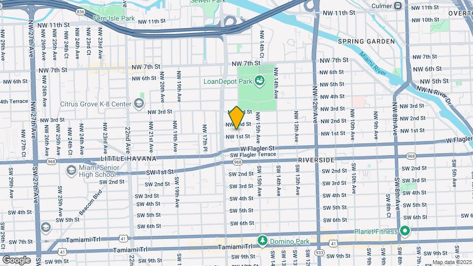 100 NW 16th Ave Map and Location Details