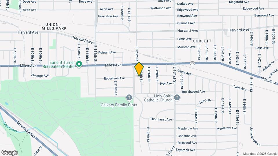 4252 E 124th St Map and Location Details