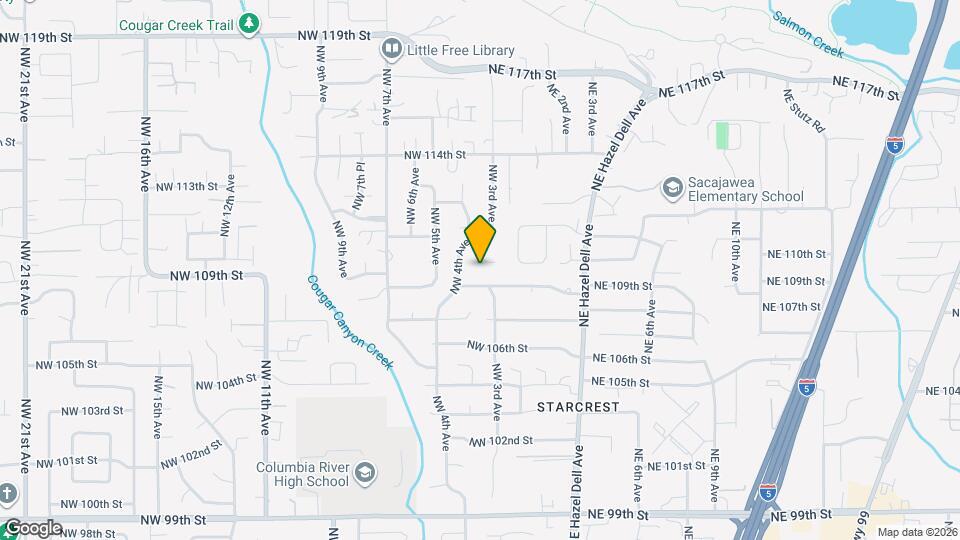 10908 NW 3rd Ct Map and Location Details