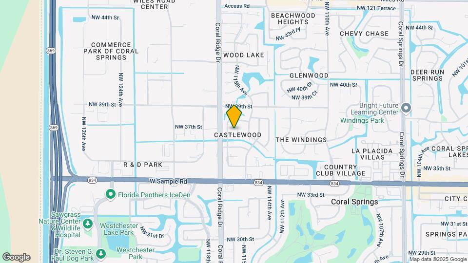 3720 NW 115th Way Map and Location Details
