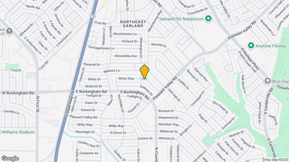 1206 Misty Way Map and Location Details