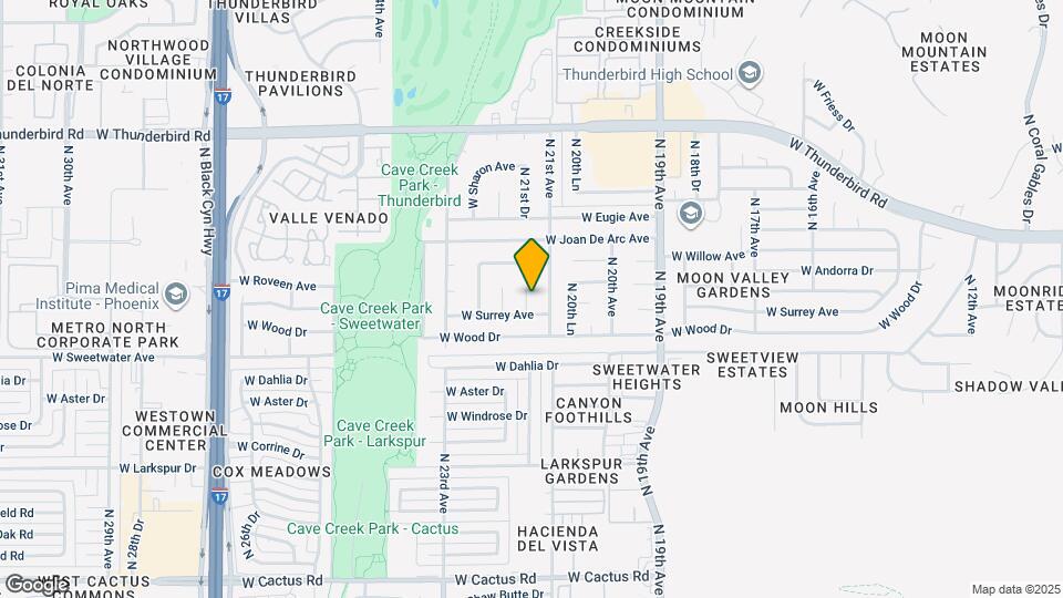 13129 N 21st Dr Map and Location Details