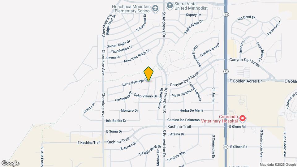 3716 Barahona Dr Map and Location Details