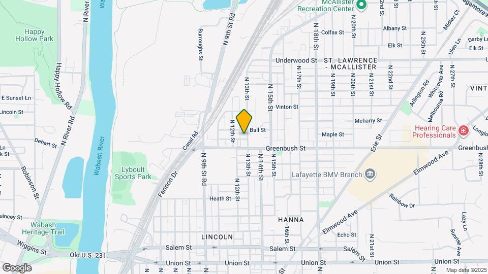 1516 N 13th St, Unit 1516 First Floor Map and Location Details