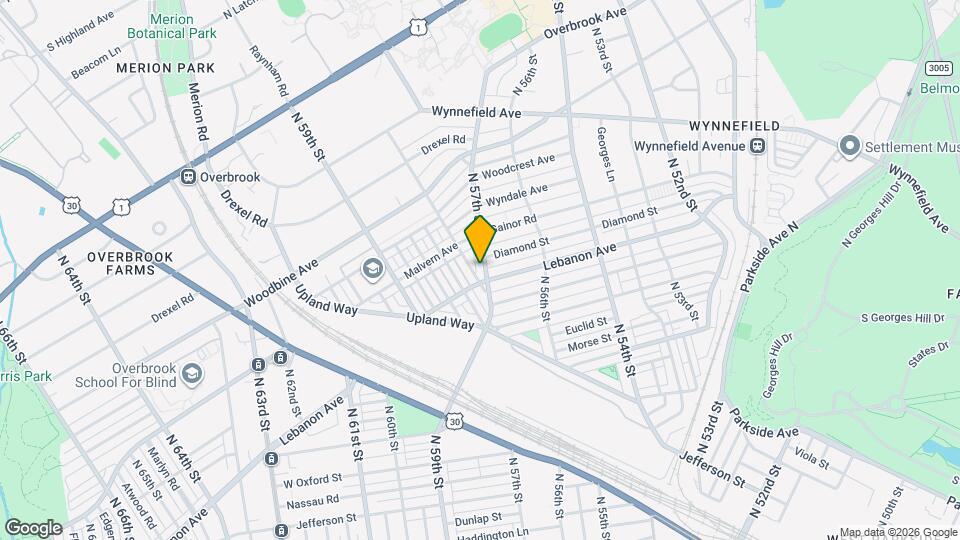 2112 N 57th St Map and Location Details