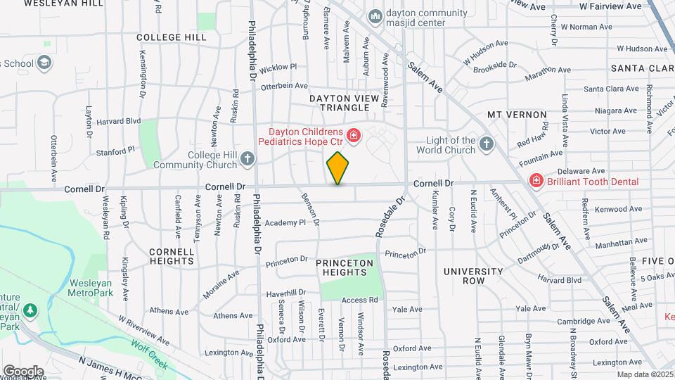 1524 Cornell Dr Map and Location Details