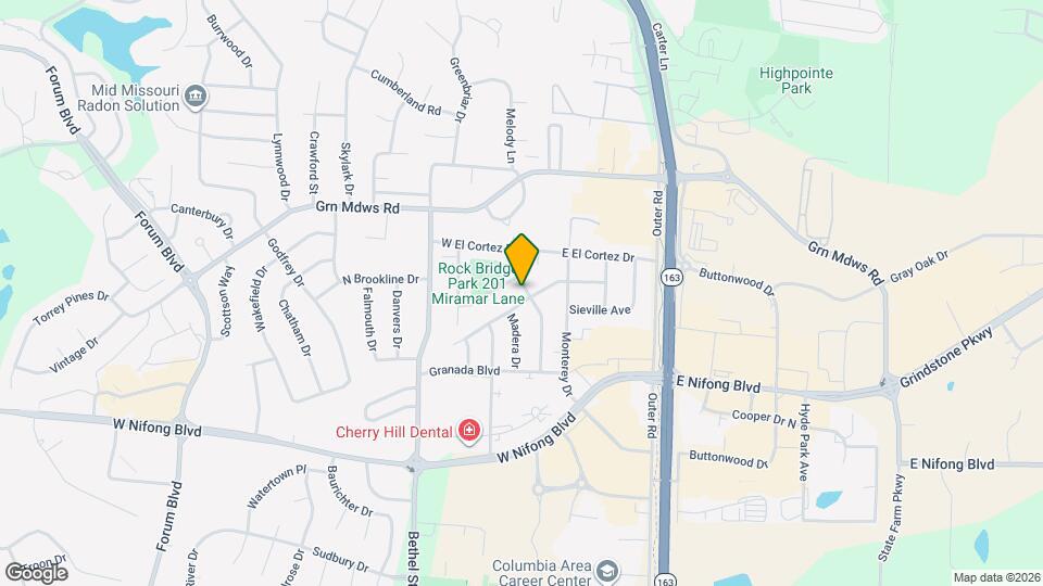 101 W Alhambra Dr Map and Location Details