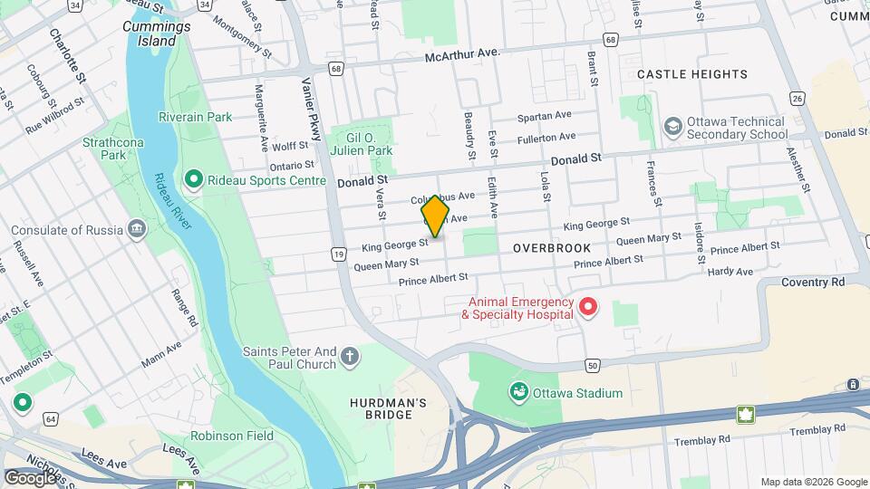 150-154 King George St Map and Location Details